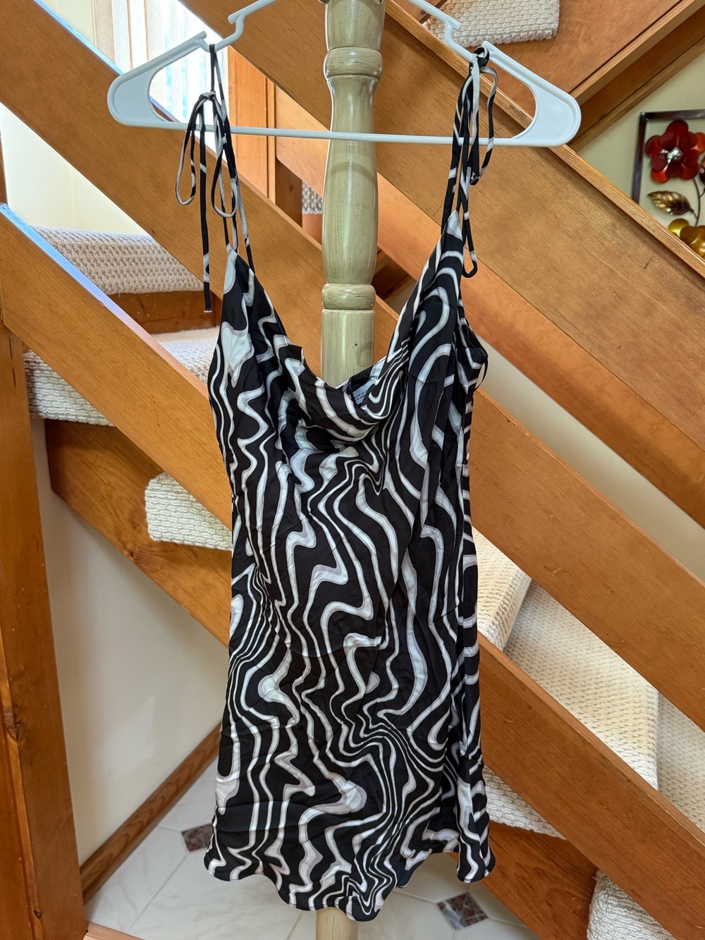 Zara Black & White Mini Dress
